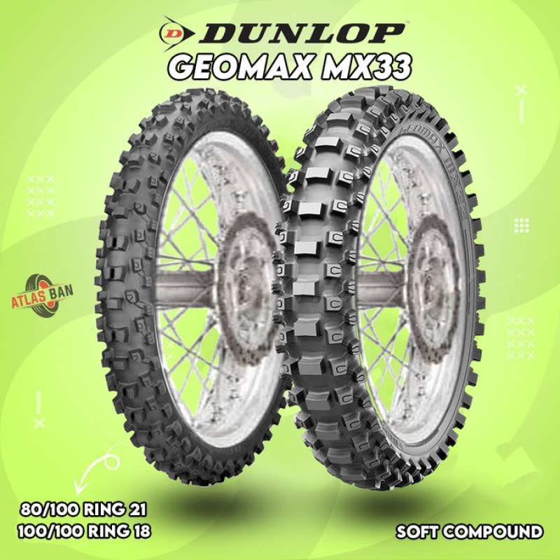 DUNLOP GEOMAX MX33 オフロードタイヤ 2本セット