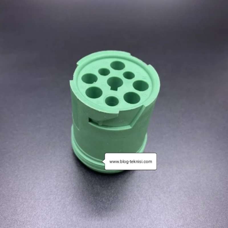 Promo Hd14-9-1939p-p080 Green Round Male 9 Pin Diagnostic Connector