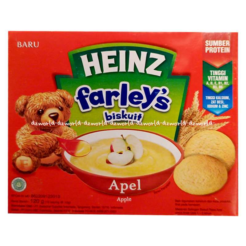 Jual Heinz Farley's 120gr Biskuit Bayi Rasa Apel Apple Biscuit