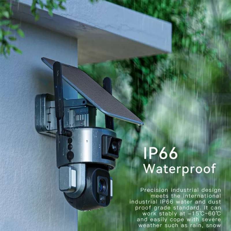Promo Cctv 4g Simcard Solar Panel 4k 10x Zoom Optical Dual Cam Diskon ...