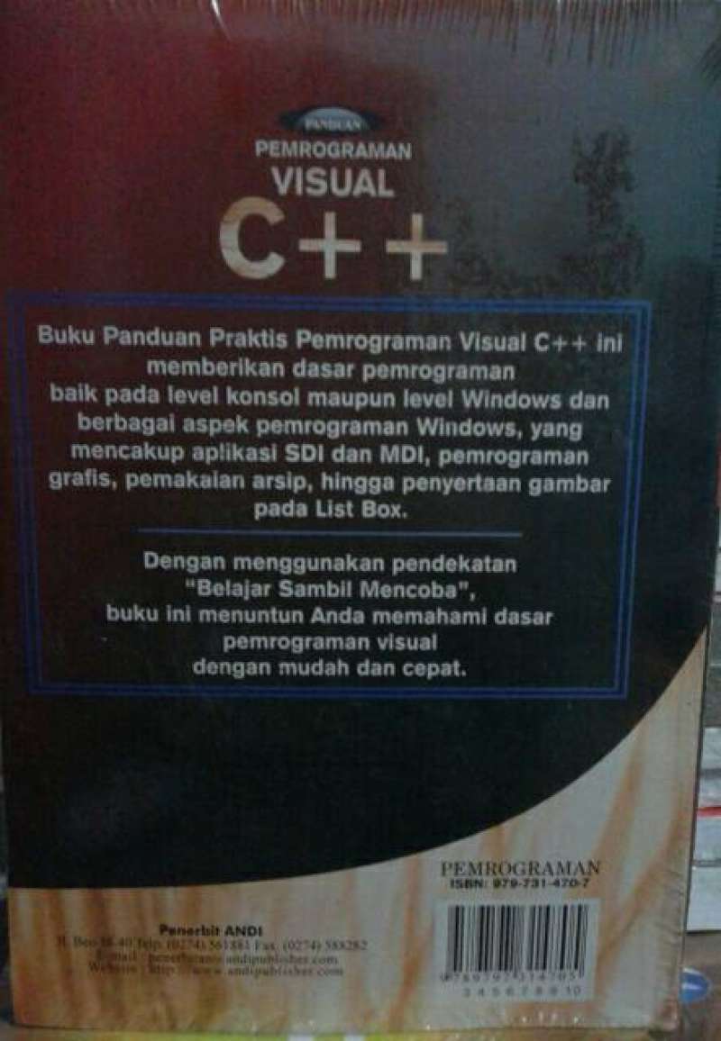 Promo Buku Panduan Pemrograman Visual C++ Diskon 26% Di Seller Harui ...