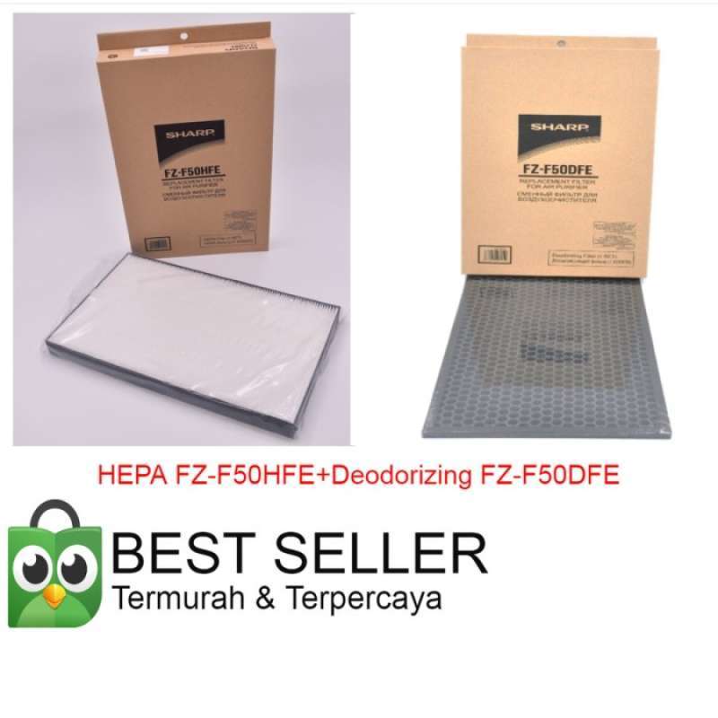 Promo Sharp Filter Hepa & Carbon Glue Sheets Lem Nyamuk For Fp-g50y ...