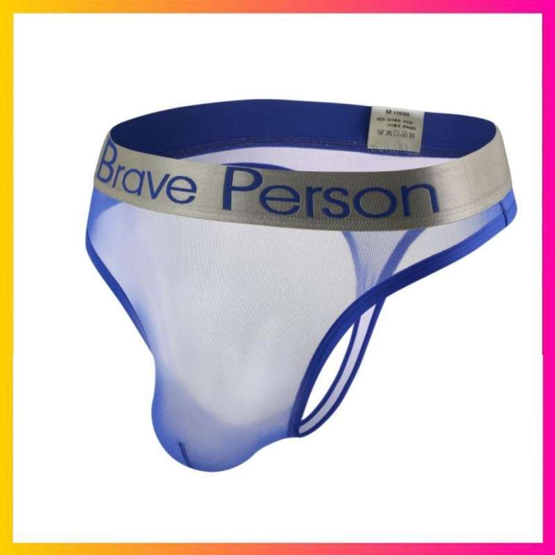 Jual Celana Dalam Pria Bikini Thong Transparan 6 Warna Brave Person ...