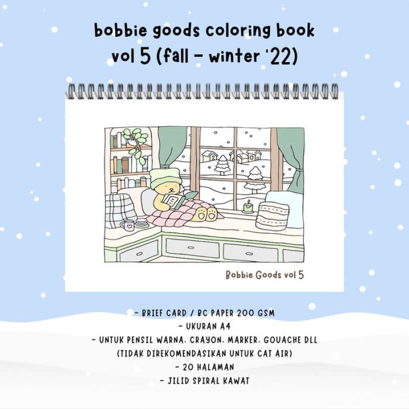 Jual Bobbie Goods Coloring Book Vol 5 Fall Winter '22 20 Halaman Buku Mewarnai Kertas Bc Tebal ...