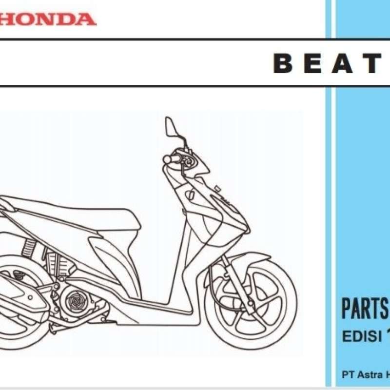 Jual Buku Part Catalog Katalog Copian Honda Beat Karbu Di Seller Rumix