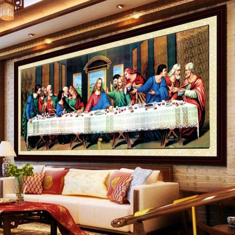 DCIDBEI 50x40CM DIY Diamond Painting Casa De Montaña, Bordado Diamante 5D Completo Cascada, Pintura Diamante Bosque Cuadrado Para Salón Dormitorio Decoración Pegatina De Pared