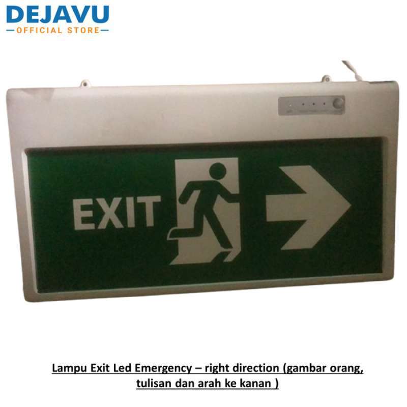 Lampu Exit Led Jual Lampu Exit Led Emergency 2 Sisi/2 Sides 5W / 5watt - Lampu/sign ...