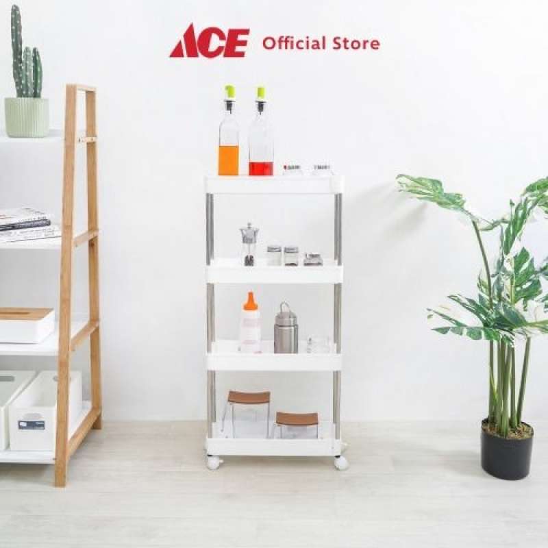 Jual Ace - Stora Rak Troli Slim 4 Tingkat - Putih Di Seller Sentry ...