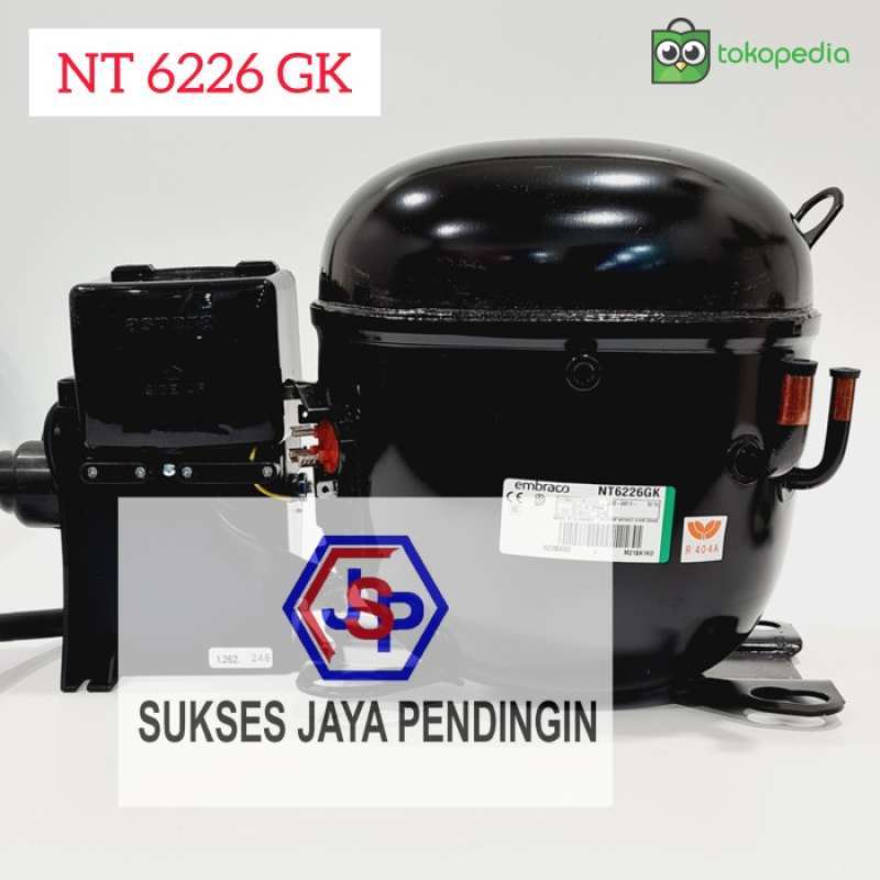 Promo Compressor Embraco Nt6226gk 1pk R404a / Kompresor Nt6226gk Diskon ...