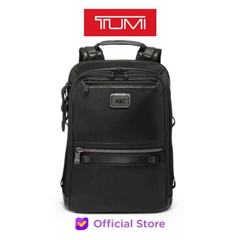 harga tas tumi backpack - Alpha Bravo Navigation - Everyday Travel and Commute Bag - Fits Up to 15" Laptop - 16.0" X 14.0" X 7.3" - Black Geometric Leather Harga Tas Tumi Backpack