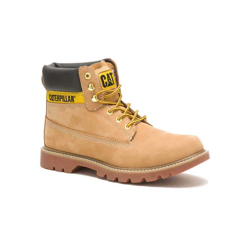 Caterpillar Bottes CAT PELTON Mens Dealer Safety Boots Beige STB –