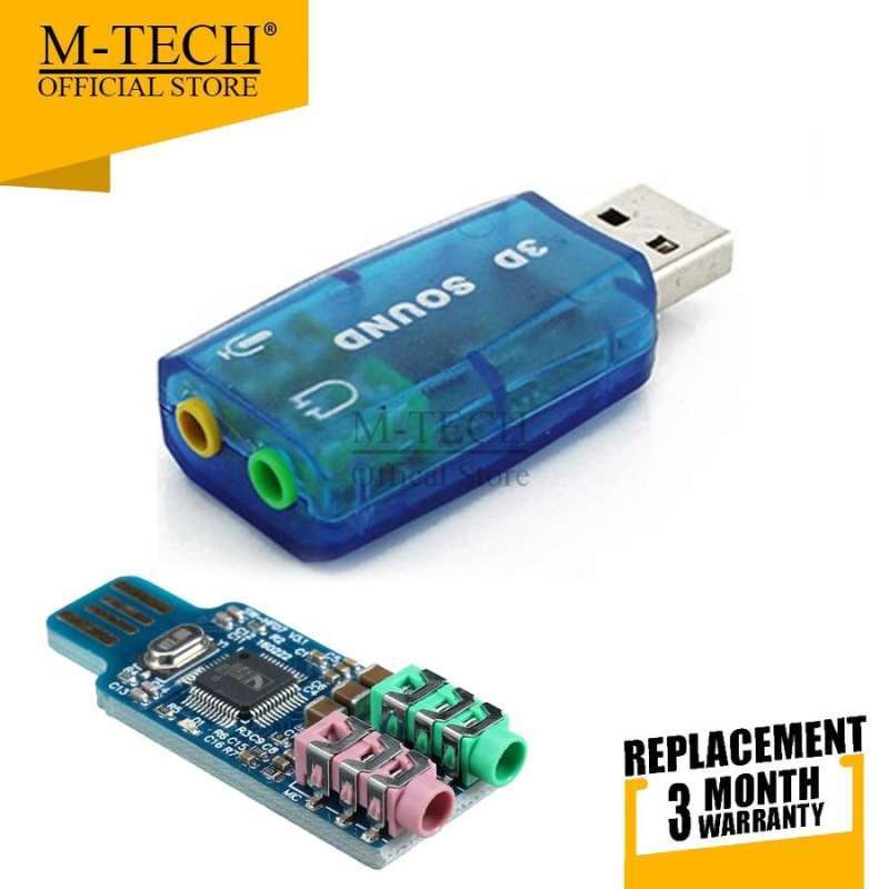 Jual M-tech Original USB Sound 5.1 Sound Card Di Seller Station Mart ...