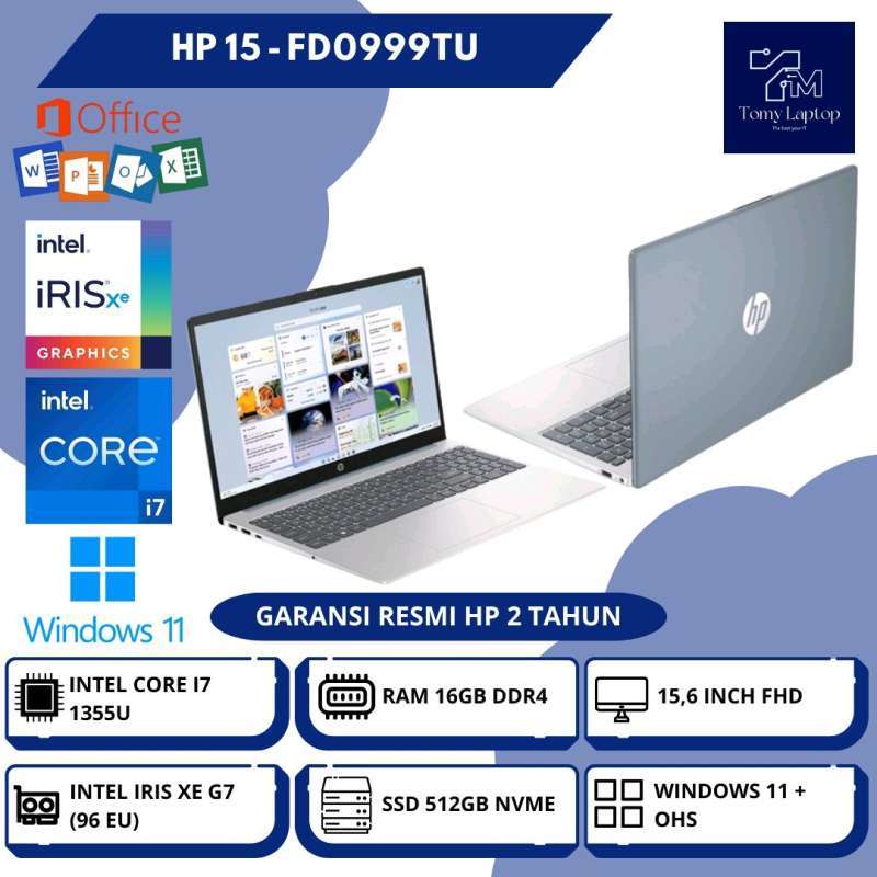 Hp Laptop 15 Core I7 HP 15-DY5073DX Core™ I7-1255U INTEL IRIS XE FHD
