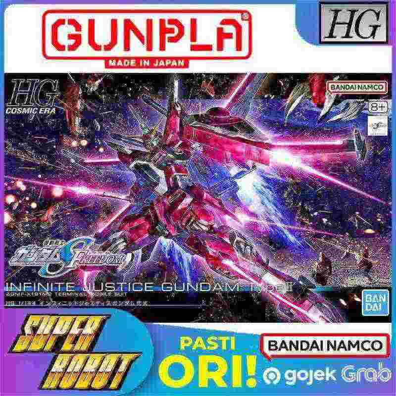Gundam Gunpla HG 1/144 Immortal Justice Gundam Cosmic Era - Geek Fantasy