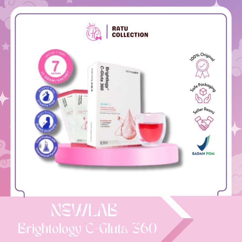 Jual Newlab C-gluta 360 | Max Dosis L-glutathione Dan Tinggi Vitamin C |  Minuman Pencerah Kulit Di Seller Ratu Collection - Podosugih, Kota  Pekalongan | Blibli