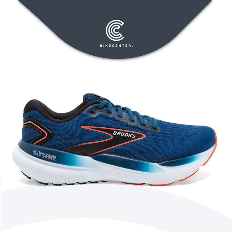 Jual Sepatu Lari Pria Brooks Glycerin 21 Men's Blue Opal Black