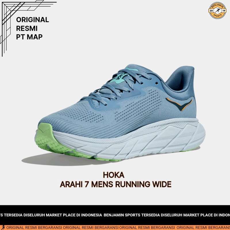 Promo Hoka Arahi Mens Running Road Wide Original Resmi Diskon 60