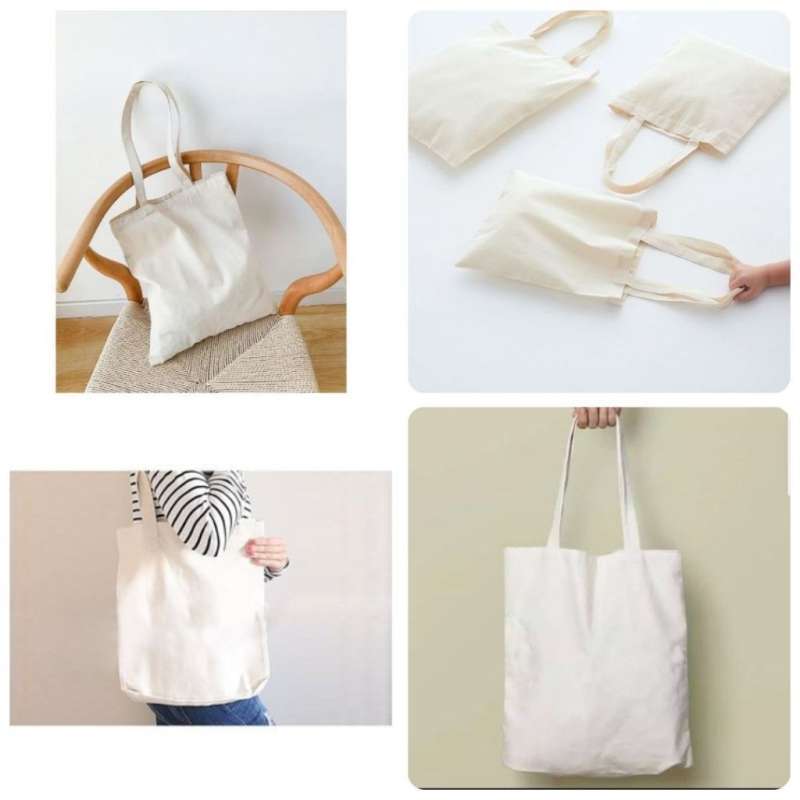Harga tote bag blacu polos top