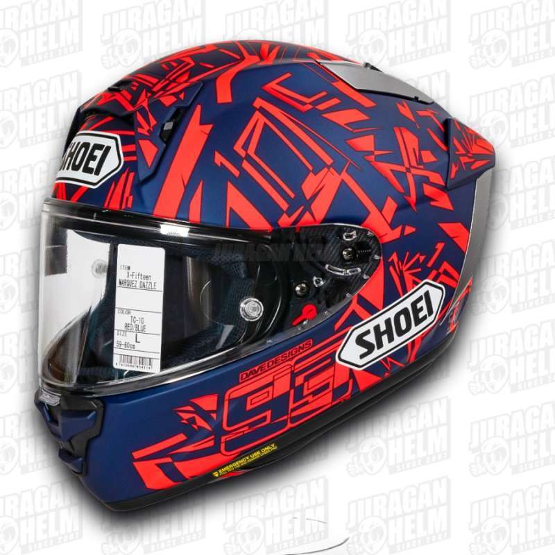Jual Shoei X15 Marquez Dazzle Tc-10 Xl Di Seller Juragan Helm