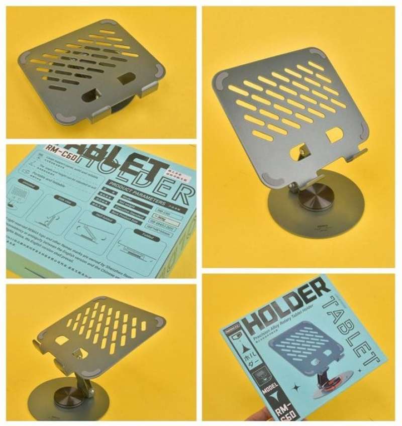 REMAX RM-C60 Precision Alloy Rotary Tablet Holder Holder Tablet dari  REMAX