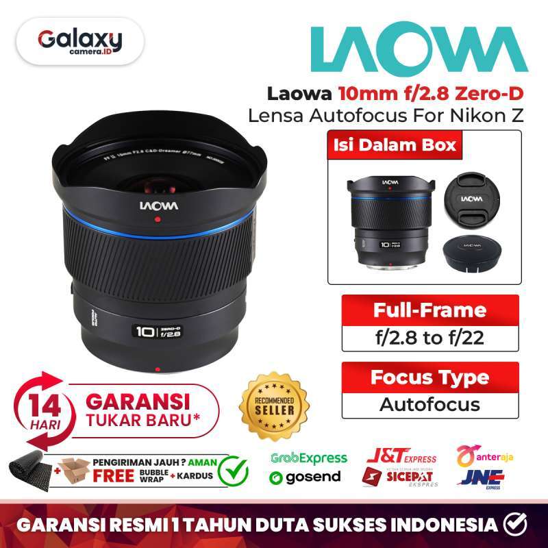 Laowa 10mm AF Zero-D FF Laowa AutoFocus For Nikon Z Mount Garansi Resmi