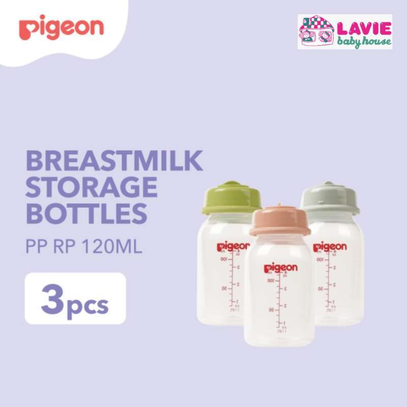 Jual Pigeon Breastmilk Storage Bottle Pp Rp 120 Ml Pcs│botol - Main Image