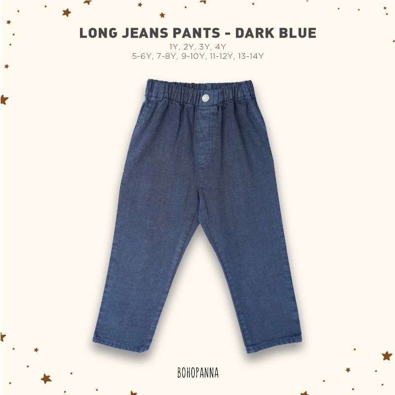 Bohopanna Long Jeans Pants Celana Pajangan Anak Unisex Denim Boho Panna