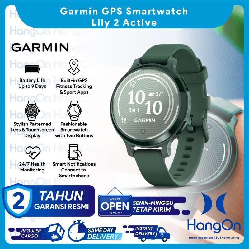 Garmin Lily Active GPS Sport Tracker Smartwatch 5ATM Waterproof Smart  watch