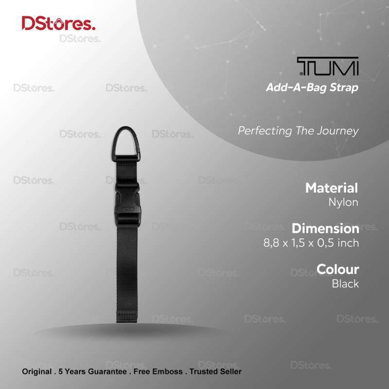Jual Menfest Bazaar Tumi Add a bag Strap Black Di Seller Dstores Men Official Store Menfest Blackfriday Bazar Tubun Kota Jakarta Barat Blibli