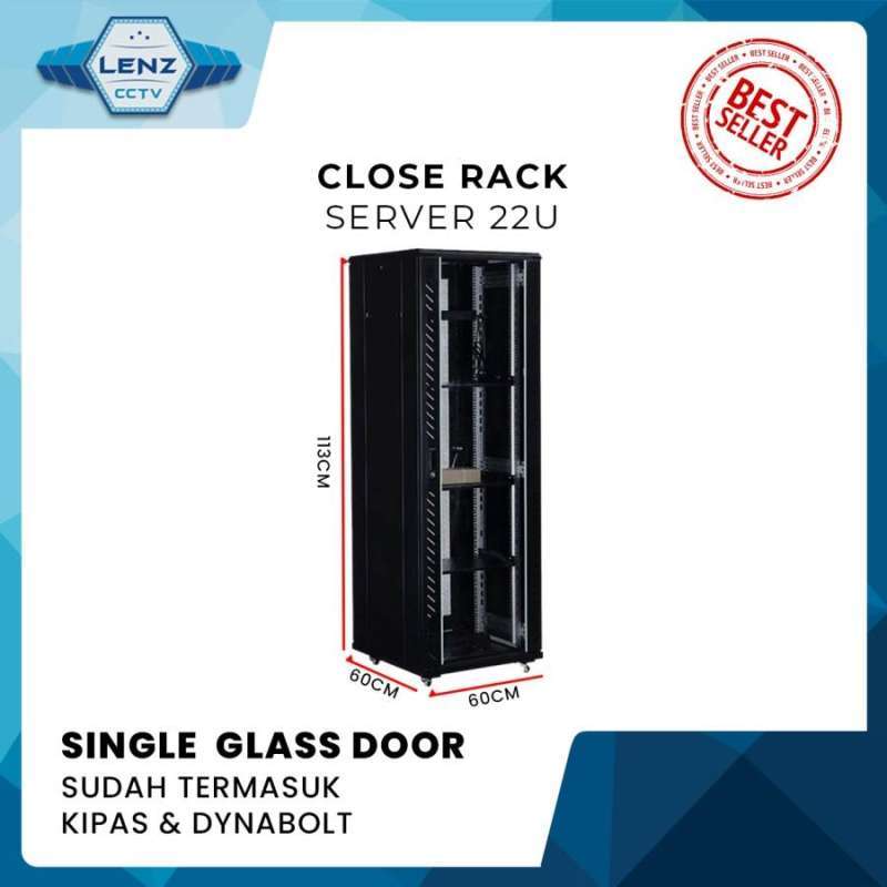 Jual Close Rack 22u / Close Rack Server 22u Di Seller Lenz Cctv ...