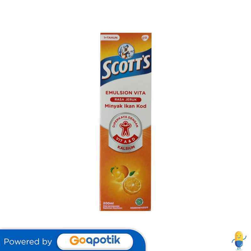 Scott Rasa Scott Emulsion 200 Jeruk Gratis Ongkir 🏷️ Harga Murah Juni 2026