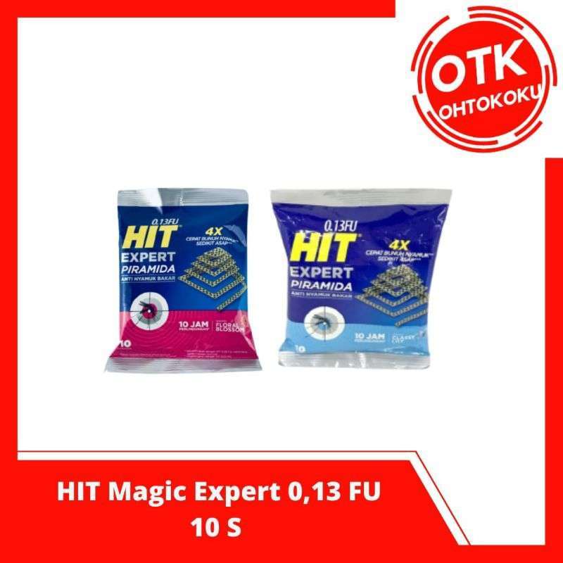 Jual Hit Magic Expert Piramida 10 S 0.13 Fu Obat Nyamuk Bakar 1 Bungkus ...