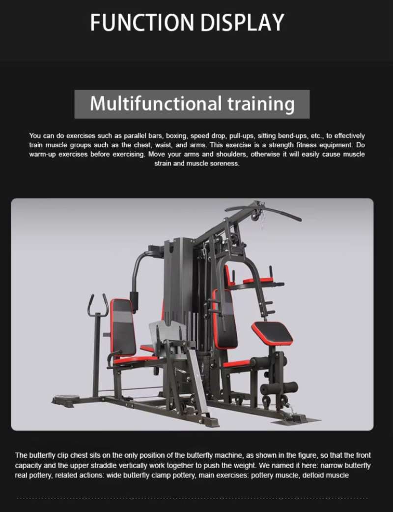 Jual New Multi Function Machine Gym Fitness Homegym 5 Sisi With 2 ...