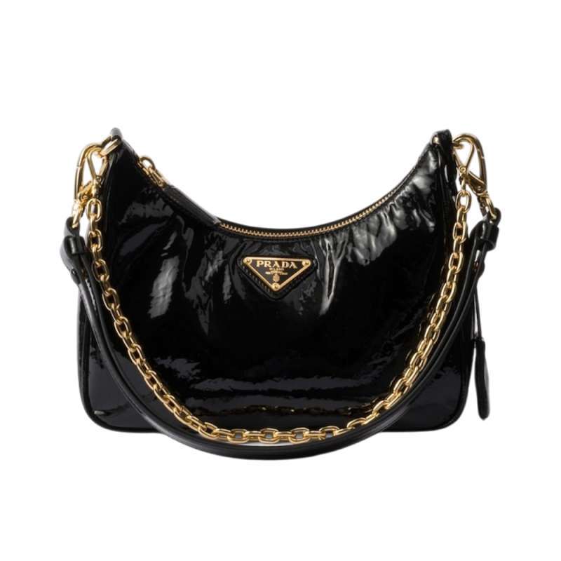 Prada Bags Prada Re Edition Leather Black Prada Re-Edition Naplak