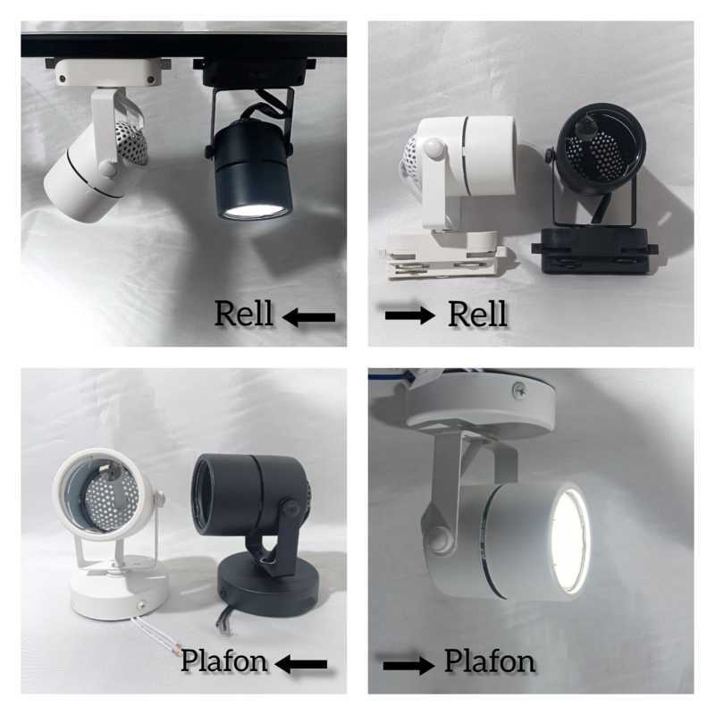 Kap Rell Track Jual Kap Lampu Sorot Rell Track Light Dan Plafon/ceiling Housing Spot ...