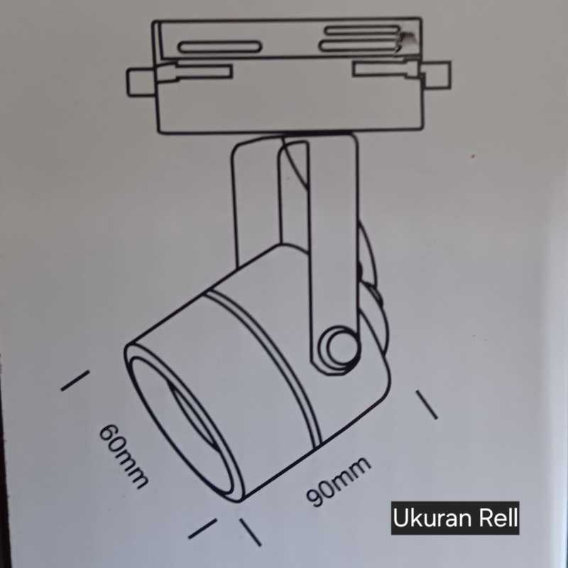 Kap Rell Track Jual Kap Lampu Sorot Rell Track Light Dan Plafon/ceiling Housing Spot ...
