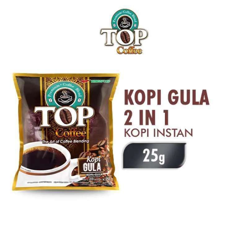 TOP COFFEE GULA 2IN1 12S X 25 GR