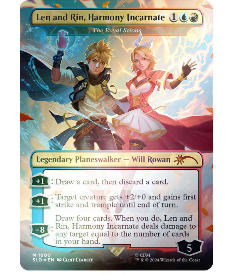Promo Mtg Secret Lair X Hatsune Miku Electric Entourage Foil