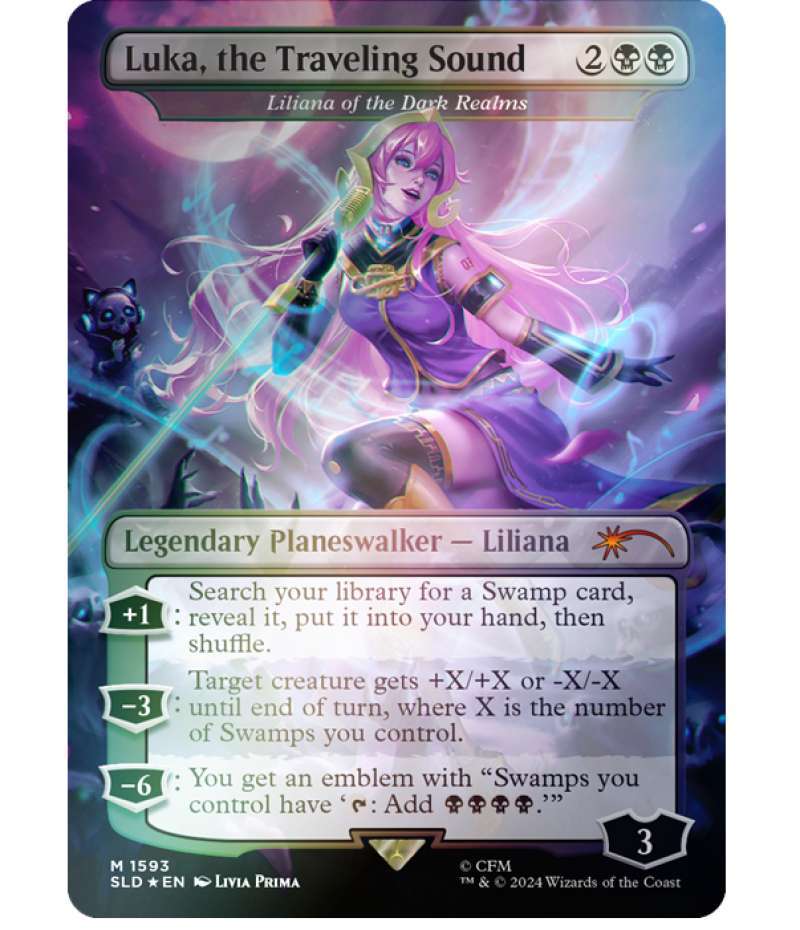 Promo Mtg Secret Lair X Hatsune Miku Electric Entourage Foil