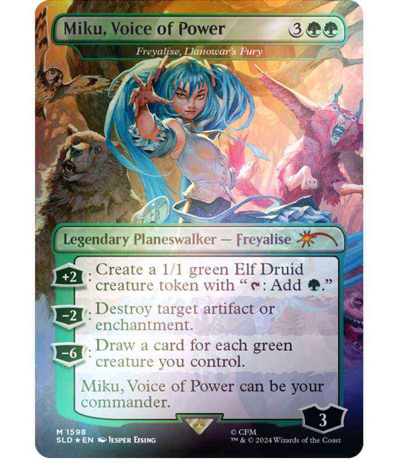Jual Mtg Secret Lair X Hatsune Miku Electric Entourage Foil