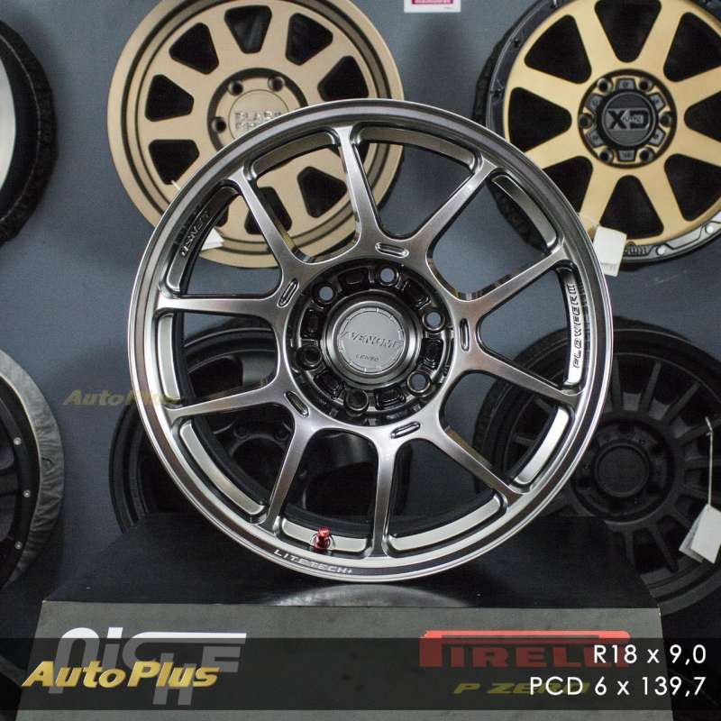 VELG LENSO VENOM VT1 RING 18 PCD 6x139,7 Hyperblack