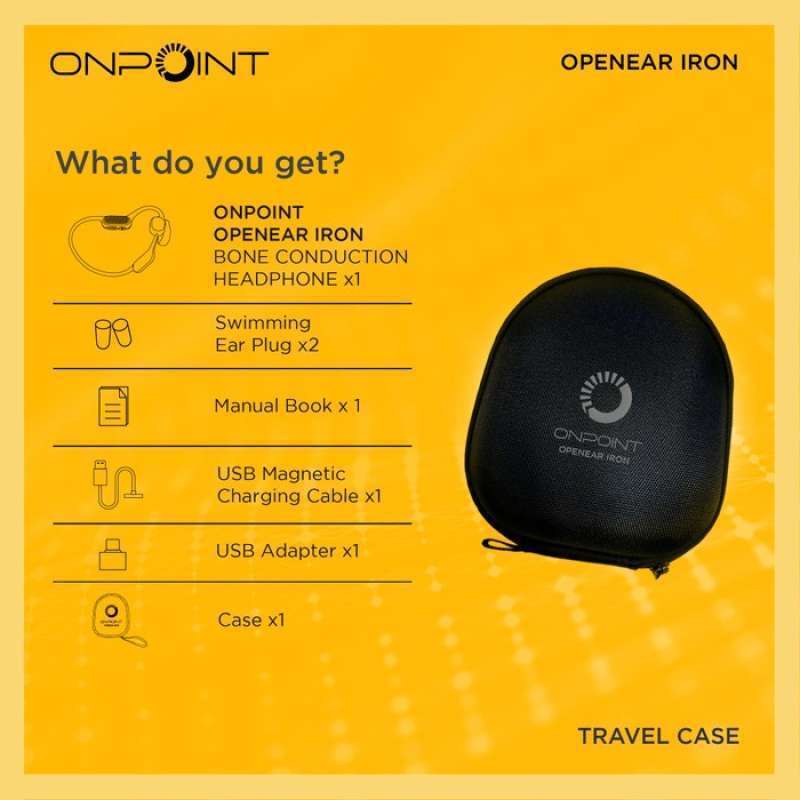 Onpoint Ar Promo Onpoint Iron Openear Bone Conduction Headphone - Open Ear Grey ...
