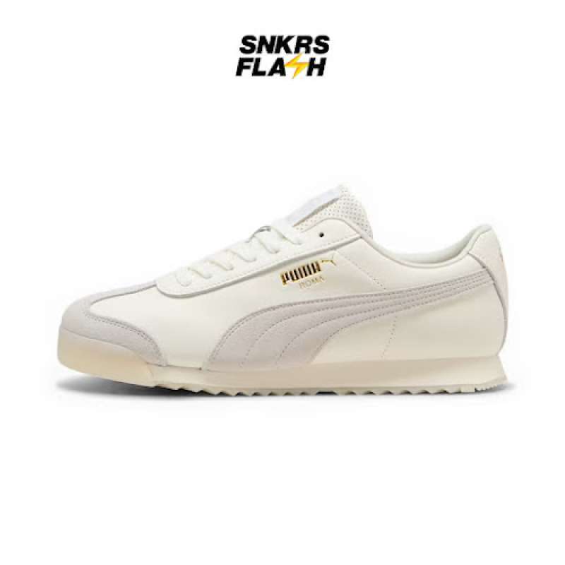 Sepatu Sneakers Pria PUMA ROMA CLASSIC WARM WHITE 39857201