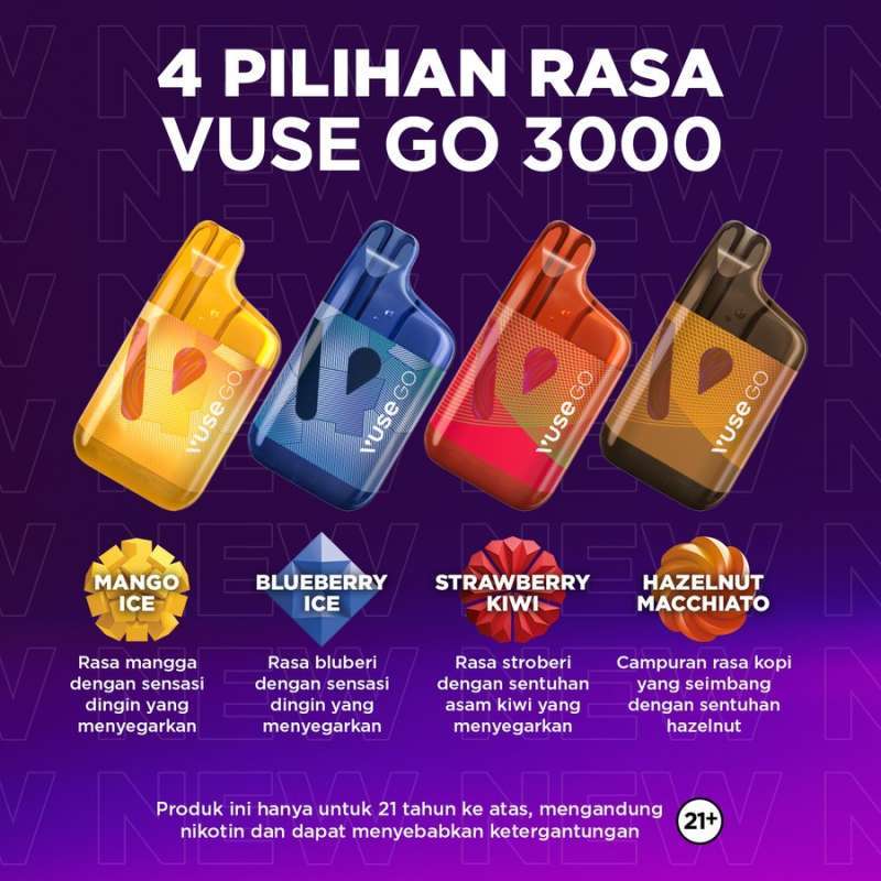 vuse go 3000 blueberry ice Vapeador VUSE GO Blueberry Ice 3000 puffs| Vega main image 0