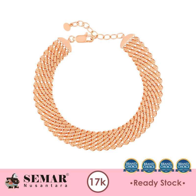 Jual Gelang Emas Elegant Nerrisa Chain Gold 17k Semar Nusantara