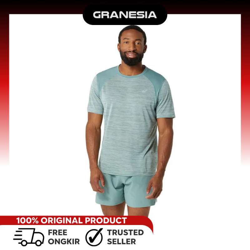 ASICS Road Mens Running T-Shirt 211C99230|Baju Olahraga Lari Pria