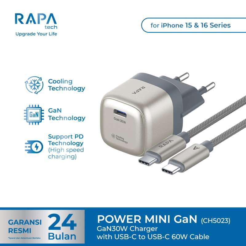 Daftar Harga Rapa Charger Type C 🔥 Original & Spesifikasi Lengkap Maret ...