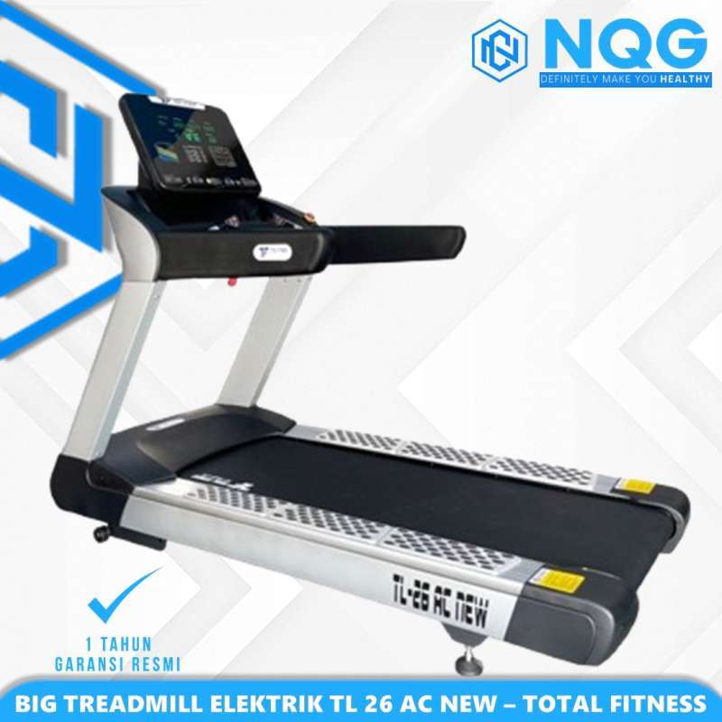 New Alat Olahraga Gym Fitness Commercial Big Treadmill Listrik Elektrik  Total TL 26 AC New