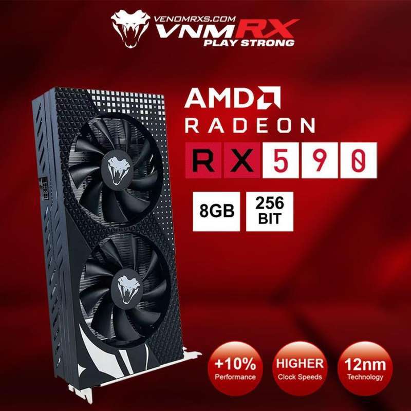 590 Gme Sapphire Rx 590 8gb Nitro+ VenomRX AMD Radeon RX 590 8GB - Main Image