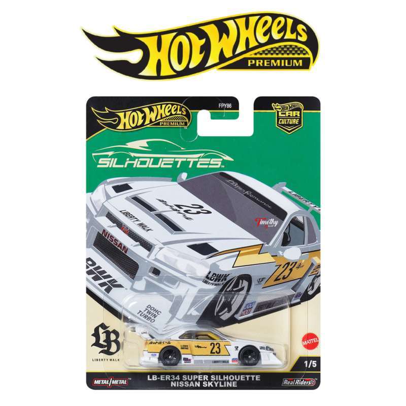 Hot Wheels Premium LB-ER34 Super Silhouette Nissan Skyline LBWK